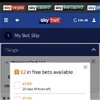 sky bet login my bets
